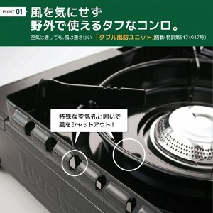 Газовая плитка Iwatani CB-ODX-JR BK (Made in Japan)