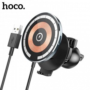 Беспроводное зарядное устройство + авто держатель Hoco Desktop In Car Wireless Charger 15W