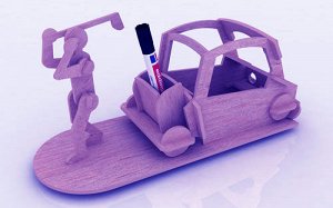Мини карандашница Гольф, подарок гольфисту