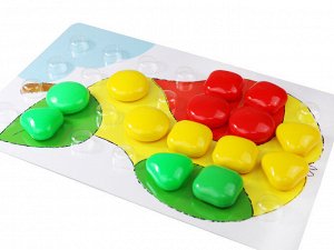 Мозаика для самых маленьких "Бабочка" d40/4 цв/27 эл Baby Toys