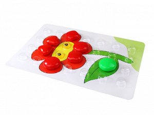 Мозаика для самых маленьких "Бабочка" d40/4 цв/27 эл Baby Toys