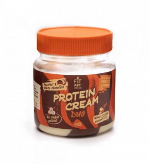 Паста FITKIT Protein Cream Duo фундук и белый шоколад - 530 гр