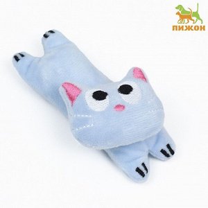 Игрушка для кошек с кошачьей мятой "Киса", 11 см, голубая
