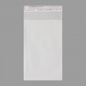 Пакет с липкой лентой, прозрачный 10 х 16/4 см 25 мкм