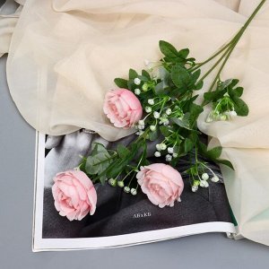 Цветы искусственные "Роза Амория" 7х62 см, светло-розовый