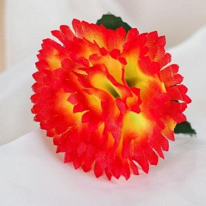 Цветы искусственные "Гвоздика 25 см, оранжевый