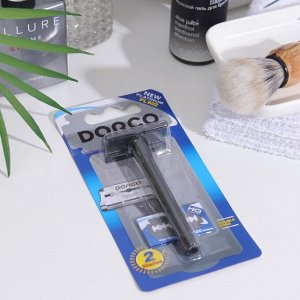 Бритвенный станок Dorco PL 602 в блистере + 2 лезвия