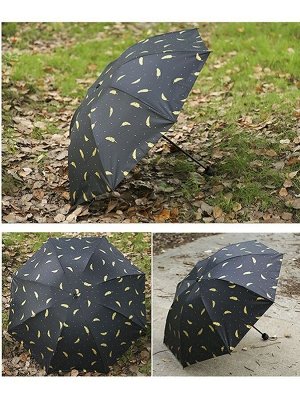 Автоматический складной зонт от дождя - Осенний узор