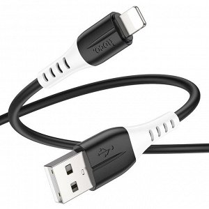 USB кабель Hoco Silicone Charging Data Cable For Lightning 2.4A