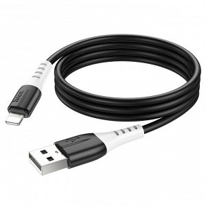 USB кабель Hoco Silicone Charging Data Cable For Lightning 2.4A