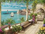 Алмазная вышивка (мозаика) круглые стразы 20*30