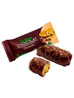 Мультизлаковая конфета "SHOKOLAT'E" в шоколадной глазури Чизкейк , 250 гр.