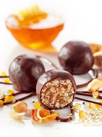 Ассорти мягкий грильяж с соленым арахисом и мёдом, фундуком и мёдом
