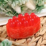 Мыло массажное с люффой &quot;Малина/Ежевика&quot; 100 г &quot;Добропаровъ&quot; розовый