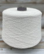 Пряжа для вязания 100 гр, Cindy 65% хлопок 35% полиакрил 1450м/100 Spurgato (молочный)