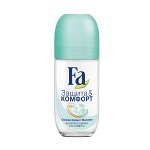 Fa Дезодорант роликовый Защита &amp; Комфорт Аромат Жасмина, 50 мл