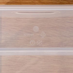 Контейнер для хранения без крышки ROLLY, 2,65 л, 15x26,6x8,7 см, прозрачный