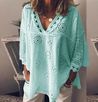 РАЗВОЗ 21.03 / ТРЕНДЫ ЛЕТА🤩Кружевная туника до 5XL