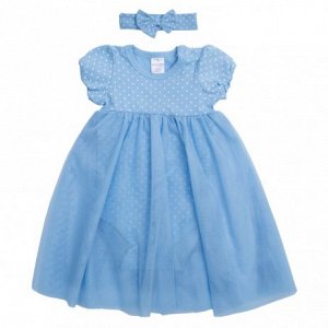 Голубое платье для девочки