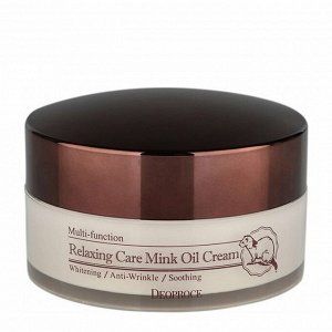 Deoproce Крем расслабляющий с жиром норки  RELAXING CARE MINK OIL CREAM