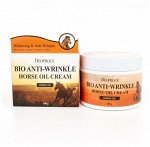 Deoproce Крем антивозрастной на основе экстракта лошадиного жира  Bio Anti-Wrinkle Horse Cream