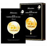 JMSOLUTION Балансирующая тканевая маска для лица c экстрактом плюмерии ACTIVE PLUMERIA BALANCING MASK ULTIMATE 30 мл