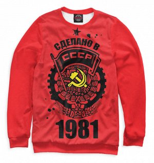 Мужской свитшот
 Сделано в СССР — 1981
 , Коллекция 1981