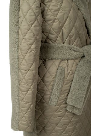 01-11600 Пальто женское демисезонное (пояс)