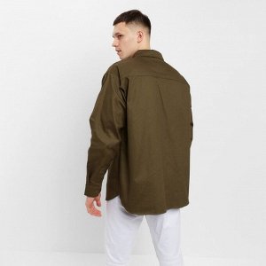 Рубашка мужская MIST oversize, хаки