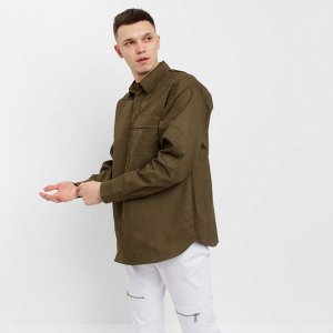 Рубашка мужская MIST oversize, хаки