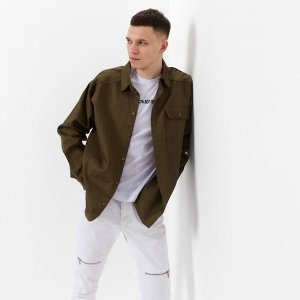 Рубашка мужская MIST oversize, хаки