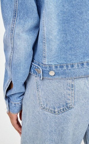 Куртка женская джинсовая F312-1237 middle blue