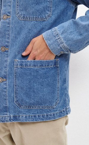 FINE JOYCE Куртка мужская джинсовая F311-1238 middle blue