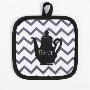 Прихватка Доляна &quot;Teapot&quot; 17*17 см 100% п/э