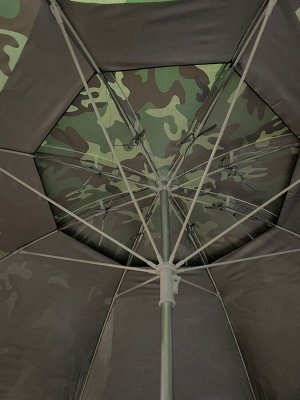 Зонт пляжный двухслойный диаметр 2.4м (наклоняется)