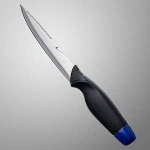 Нож разделочный "Следопыт" нетонущий, с чехлом, 13,5 см