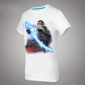3D светящаяся футболка "Лига легенд" белая