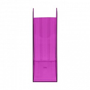 Лоток для бумаг вертикальный "Фаворит", тонированный, фиолетовый, слива