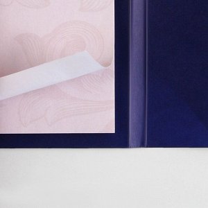 Блок бумаги для записей с липким слоем на выпускной «Выпускнику» в открытке с лентой, 30 листов