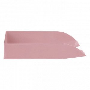 Лоток для бумаг горизонтальный Стамм "Дельта" Paris, розовый