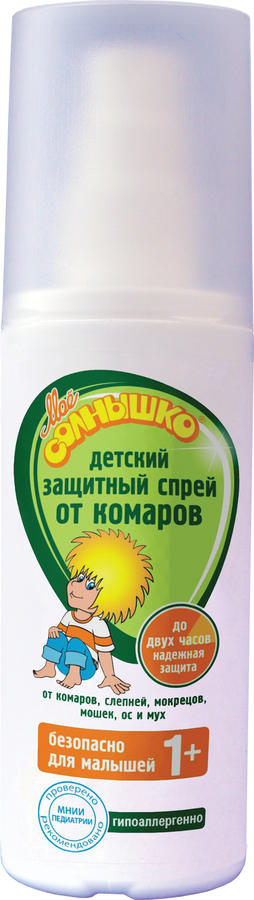 Моё солнышко Спрей от комаров детский защитный 100 мл