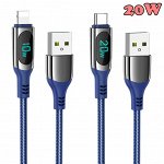 NEW ! Кабель зарядный HOCO Extrem на Type-C 5A, PD20W иe S51 USBли USB на Lightning iOS 2.4A + Дисплей зарядка и передача данных 1.2m,
