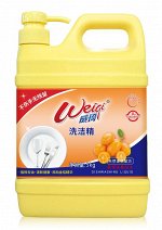 Weiqi Dishwashing Liquid Гель д/мытья посуды, овощ. и фрукт. (Золотой апел.) 5кг. Арт-611084