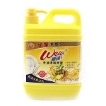 Weiqi Dishwashing Liquid Гель для мытья посуды, овощей и фруктов с Имбирём, 1,39 кг, Арт-611077