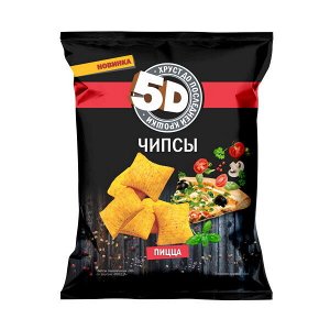 Чипсы пшеничные 5D со вкусом Пицца 45гр