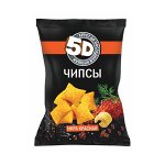 Чипсы пшеничные 5D со вкусом Икра красная 45гр