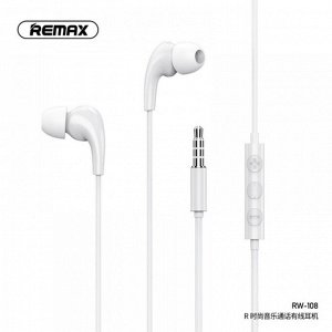 Проводные наушники Remax Music Headphone RW-108