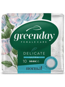 Прокладки гигиенические Green Day Delicate Ultra Normal Dry 10 шт