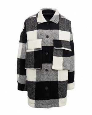 Куртка жен. (002200) черно-белый