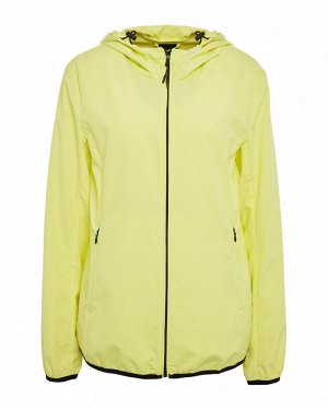 Куртка-ветровка жен. (120530) неоновый желтый